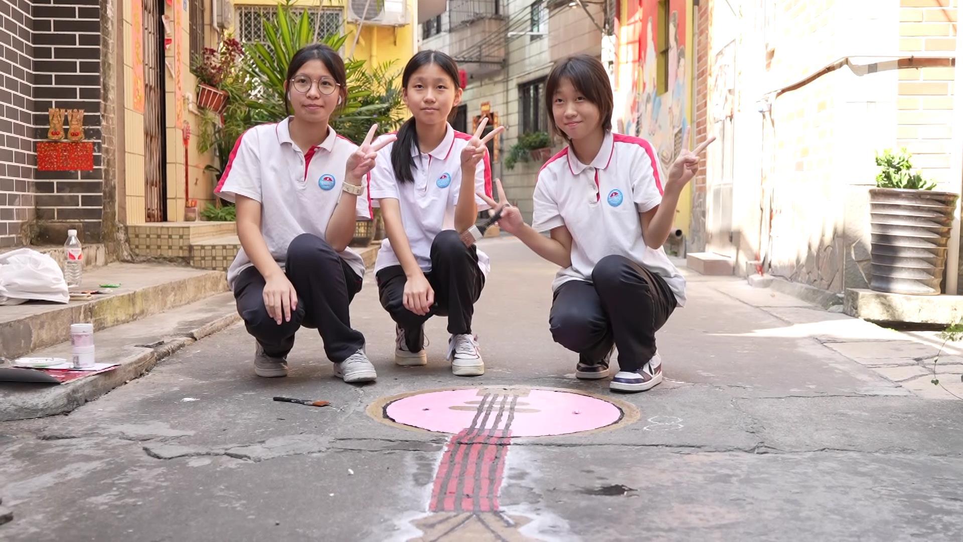 均安职校师生助力“扮靓”乡村