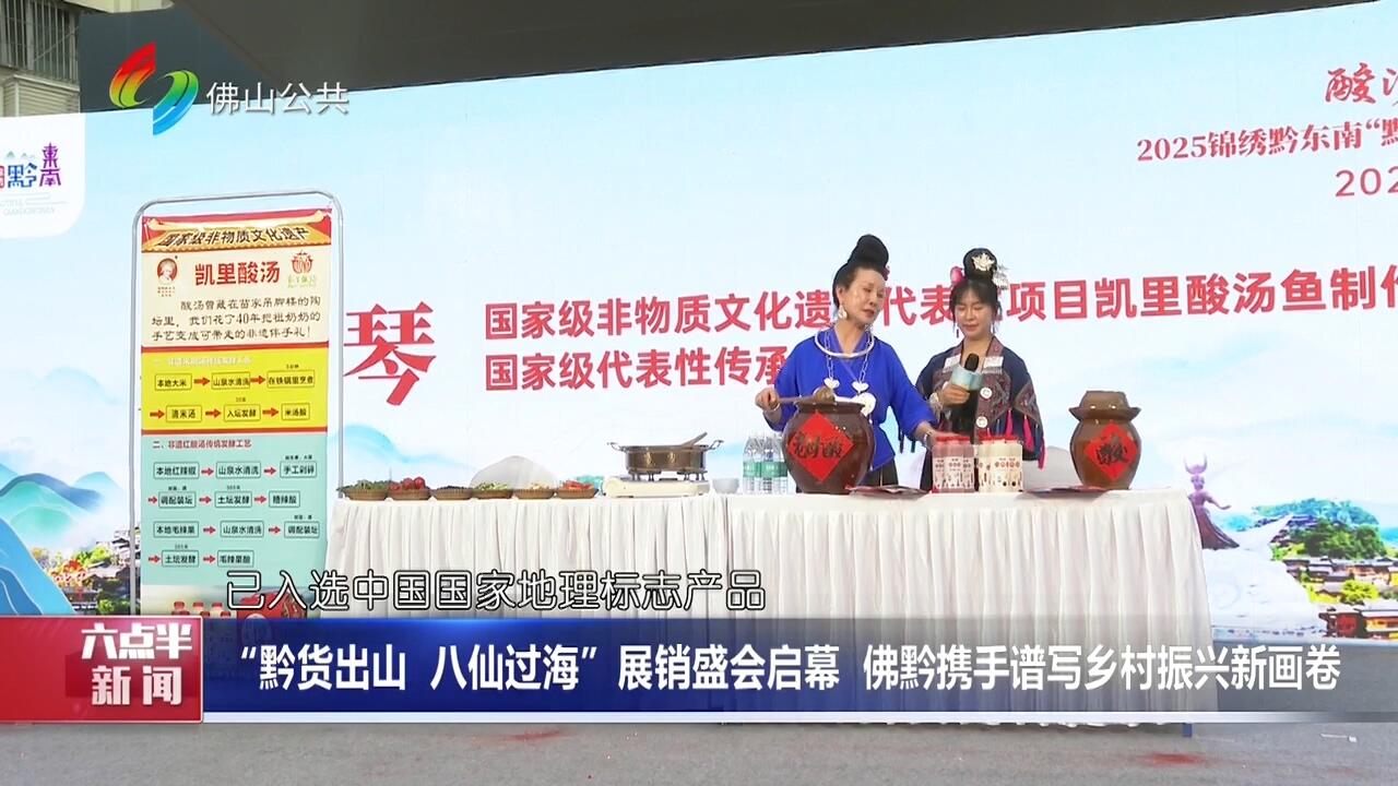 “黔货出山 八仙过海”展销盛会启幕 佛黔携手谱写乡村振兴新画卷