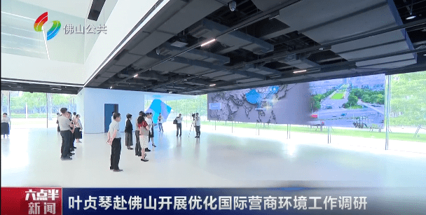 叶贞琴赴佛山开展优化国际营商环境工作调研