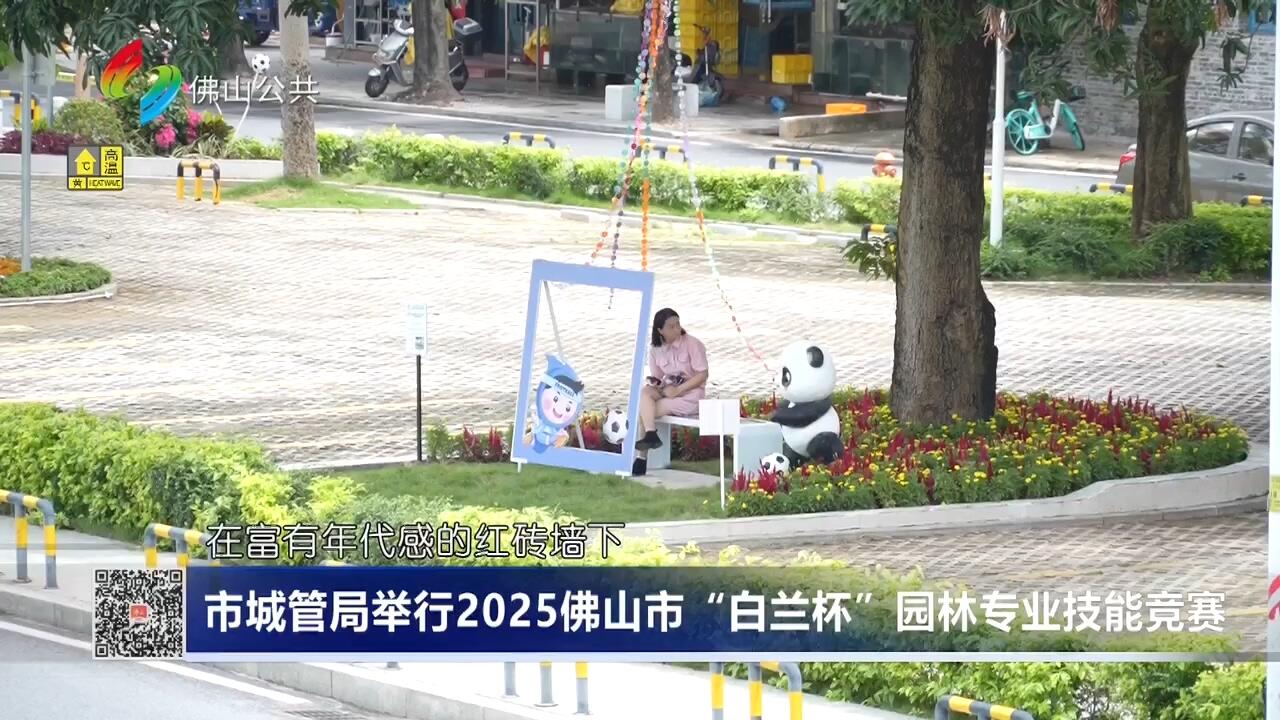 市城管局举行2025佛山市“白兰杯”园林专业技能竞赛