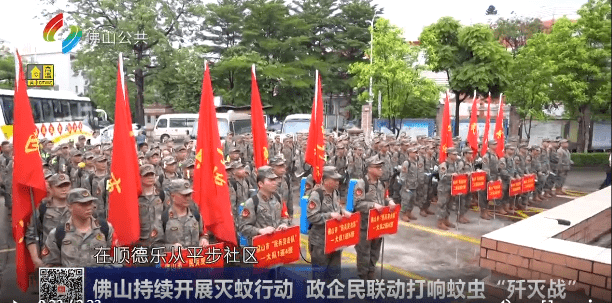 佛山持续开展灭蚊行动 政企民联动打响蚊虫 “歼灭战”