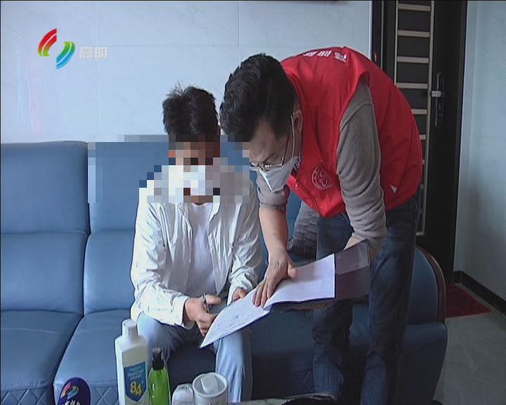 重遇六年前帮扶对象  懵懂少年经已长大